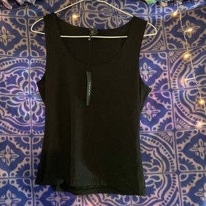 Tahari Black tank